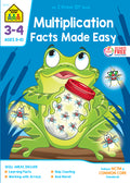 Cover Image for School Zone Multiplication Facts Made Easy Grades 3-4 Workbook -- School Zone, Paperback