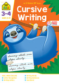 Cover Image for School Zone Cursive Writing Grades 3-4 Workbook -- School Zone, Paperback
