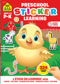 Cover Image for School Zone Preschool Sticker Learning Workbook -- School Zone, Novelty