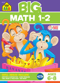 Cover Image for School Zone Big Math 1-2 Workbook -- School Zone, Paperback