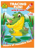 Cover Image for School Zone Tracing Fun! Write & Reuse Workbook -- School Zone, Paperback