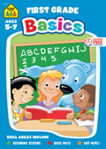Cover Image for School Zone First Grade Basics 96-Page Workbook -- School Zone, Paperback