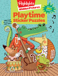 Cover Image for Playtime Sticker Puzzles -- Highlights, Paperback