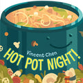 Cover Image for Hot Pot Night! -- Vincent Chen, Board Books