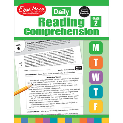 Cover Image for Daily Reading Comprehension, Grade 2 Te -- Evan-Moor Educational Publishers, Paperback
