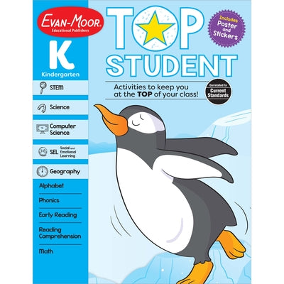 Cover Image for Top Student, Grade K -- Evan-Moor Educational Publishers, Paperback