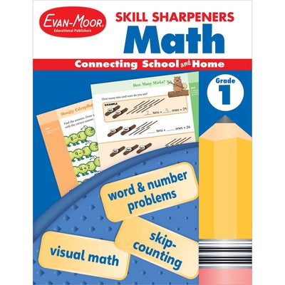Cover Image for Skill Sharpeners: Math, Grade 1 -- Evan-Moor Educational Publishers, Paperback