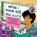 Cover Image for What I Must Tell the World: How Lorraine Hansberry Found Her Voice -- Jay Leslie, Hardcover