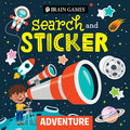 Cover Image for Brain Games - Search and Sticker: Adventure (for Kids Ages 3-6) -- Publications International Ltd, Paperback