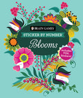 Cover Image for Brain Games - Sticker by Number: Blooms (24 Images to Sticker): Includes 2 Foil Sticker Sheets to Complete Each Image! -- Publications International Ltd, Paperback