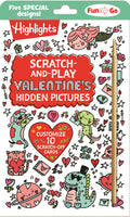 Cover Image for Scratch-And-Play Valentine's Hidden Pictures: Interactive Valentines Day Fun with Scratch-Off Designs, Hidden Pictures Puzzles and Cards for Kids to C -- Highlights, Other