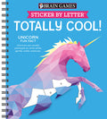 Cover Image for Brain Games - Sticker by Letter: Totally Cool! (Sticker Puzzles - Kids Activity Book) -- Publications International Ltd, Spiral