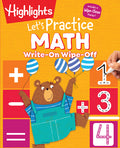 Cover Image for Write-On Wipe-Off Let's Practice Math -- Highlights Learning, Spiral