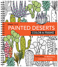 Cover Image for Color & Frame - Painted Deserts (Adult Coloring Book) -- New Seasons, Spiral
