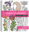 Cover Image for Color & Frame - Fresh Flowers (Adult Coloring Book) -- New Seasons, Spiral