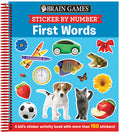 Cover Image for Brain Games - Sticker by Number: First Words (for Kids Ages 3-6): A Kid's Sticker Activity Book with More Than 150 Stickers! -- Publications International Ltd, Spiral