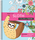Cover Image for Color & Frame - Sloth (Adult Coloring Book) -- New Seasons, Spiral