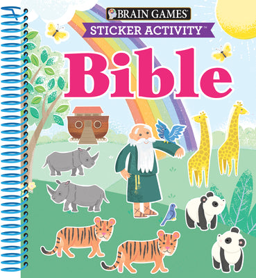 Cover Image for Brain Games - Sticker Activity: Bible (for Kids Ages 3-6) -- Publications International Ltd, Spiral