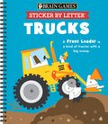 Cover Image for Brain Games - Sticker by Letter: Trucks -- Publications International Ltd, Spiral