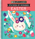 Cover Image for Brain Games - Sticker by Number: Easter -- Publications International Ltd, Spiral
