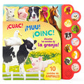 Cover Image for Cuac! Muu! Oinc! (Spanish Edition): ¡Escucha Los Sonidos de la Granja! -- Cottage Door Press, Board Books