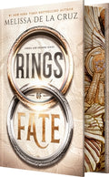Cover Image for Rings of Fate (Deluxe Limited Edition): A Fake Engagement, Grumpy Sunshine Fantasy Romance -- Melissa de la Cruz, Hardcover