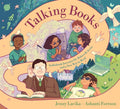Cover Image for Talking Books: Audiobook Inventor Dr. Robert B. Irwin and a New Way to Read -- Jenny Lacika, Hardcover