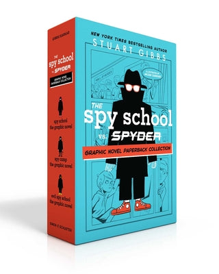 Cover Image for The Spy School vs. Spyder Graphic Novel Paperback Collection (Boxed Set): Spy School the Graphic Novel; Spy Camp the Graphic Novel; Evil Spy School th -- Stuart Gibbs, Paperback