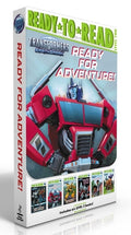 Cover Image for Ready for Adventure! (Boxed Set): Meet Twitch and Thrash!; It's Optimus Prime Time!; Bumblebee's Big Mission; Megatron Is Put to the Test; Robby and M -- Various, Paperback