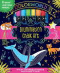 Cover Image for Colorworld: Illumination Chalk Art: Plus 35+ Glitter Stickers and Over 30 Pages to Color! -- Editors of Silver Dolphin Books, Other