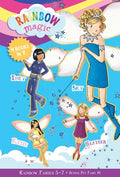 Cover Image for Rainbow Magic Rainbow Fairies: Books #5-7 with Special Pet Fairies Book #1: Sky the Blue Fairy, Inky the Indigo Fairy, Heather the Violet Fairy, Katie -- Daisy Meadows, Paperback