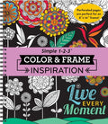 Cover Image for Color & Frame - Inspiration (Adult Coloring Book) -- New Seasons, Spiral