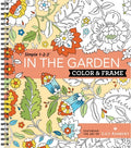 Cover Image for Color & Frame - In the Garden (Adult Coloring Book) -- New Seasons, Spiral