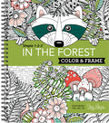 Cover Image for Color & Frame - In the Forest (Adult Coloring Book) -- New Seasons, Spiral