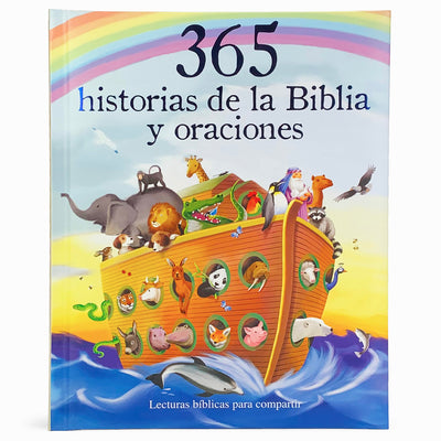 Cover Image for 365 Historias de la Biblia Y Oraciones: Lecturas Biblicas Para Compartir = 365 Bible Stories and Prayers -- Cottage Door Press, Hardcover