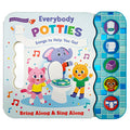 Cover Image for Everybody Potties: Songs to Help You Go -- Minnie Birdsong, Board Books