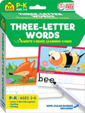 Cover Image for School Zone Three-Letter Words Write & Reuse Learning Cards -- School Zone, Other