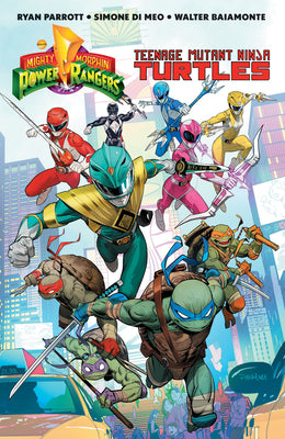 Cover Image for Mighty Morphin Power Rangers/Teenage Mutant Ninja Turtles -- Ryan Parrott, Paperback