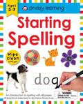 Cover Image for Starting Spelling (Wipe Clean Workbook): An Introduction to Spelling with 48 Pages of Practical Exercises to Do Again and Again -- Roger Priddy, Spiral