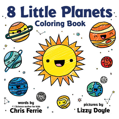 Cover Image for 8 Little Planets Coloring Book -- Chris Ferrie, Paperback