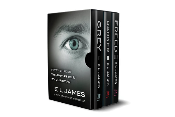 Cover Image for Fifty Shades as Told by Christian Trilogy: Grey, Darker, Freed Box Set -- E. L. James, Paperback