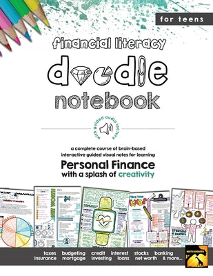 Cover Image for Personal Finance Doodle Notes: Brain Based Interactive Guided Notes -- Math Giraffe, Paperback