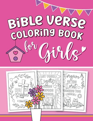 Cover Image for Bible Verse Coloring Book for Girls -- The Joyful Way Books, Paperback