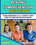 Cover Image for Reading Comprehension High School: Reading Comprehension Grade 9-12 Workbook: Achieve Higher Test Scores with Interactive Exercises -- Fanatomy, Paperback