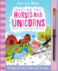 Cover Image for Manes and Tails - Horses and Unicorns: Reusable, Mess-Free Activity Book for Kids Ages 3+ -- Jenny Copper, Hardcover