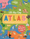 Cover Image for Lonely Planet Kids Lift-The-Flap Atlas -- Kate Baker, Hardcover