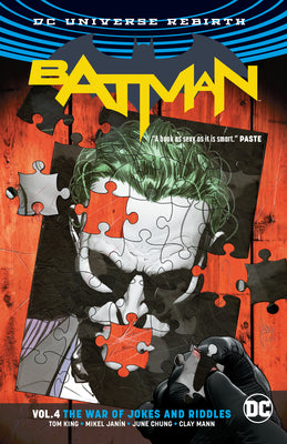 Cover Image for Batman Vol. 4: The War of Jokes and Riddles (2025 Edition) -- Tom King, Paperback