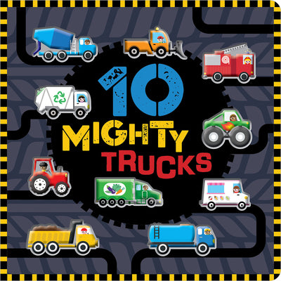 Cover Image for 10 Mighty Trucks -- Rosie Greening, Board Books