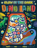 Cover Image for Glow in the Dark Dino Land Activity Book -- Sophie Collingwood, Paperback