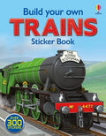 Cover Image for Build Your Own Trains Sticker Book -- Simon Tudhope, Paperback